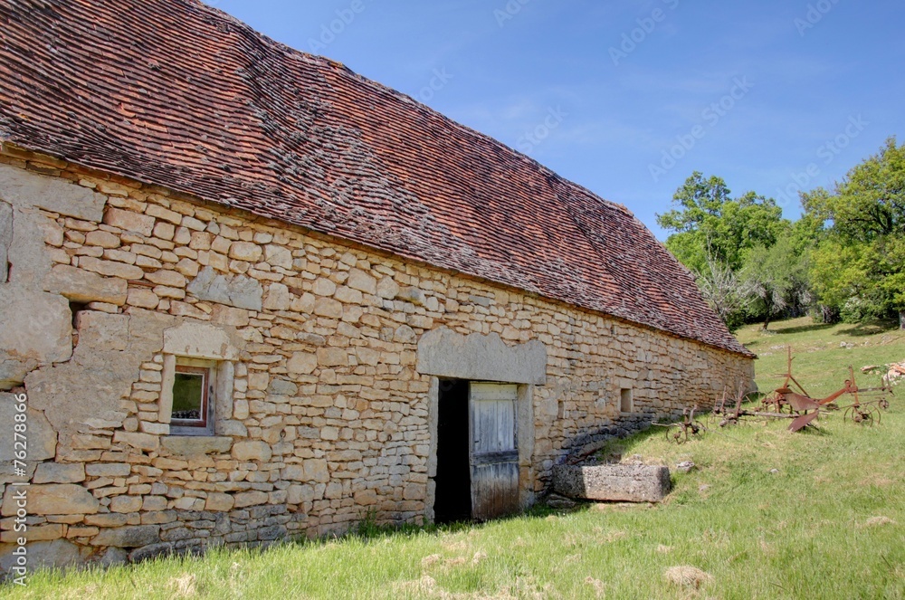 Fototapeta premium village de saint cirq lapopie