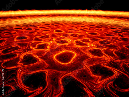 Hot lava abstract background