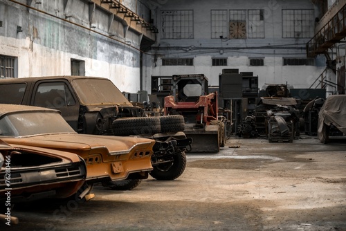 Abandoned old cars