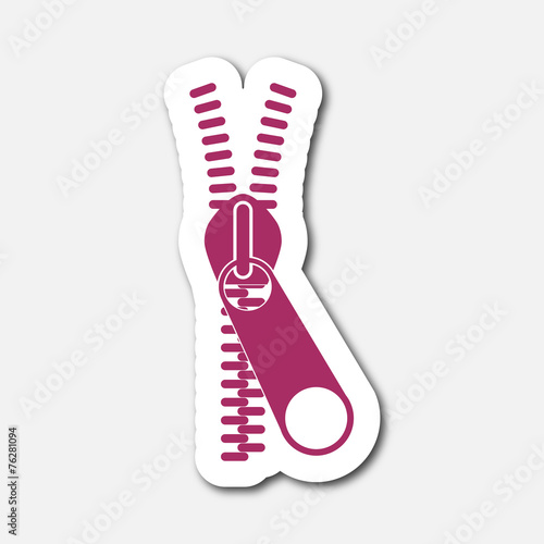 Logo fermeture éclair.