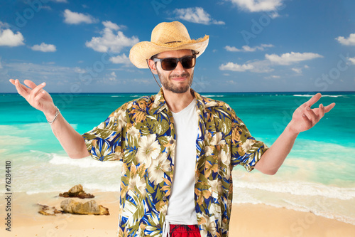 Φωτογραφία Tourist on the beach
