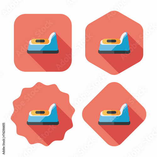 baby potty flat icon with long shadow,eps10