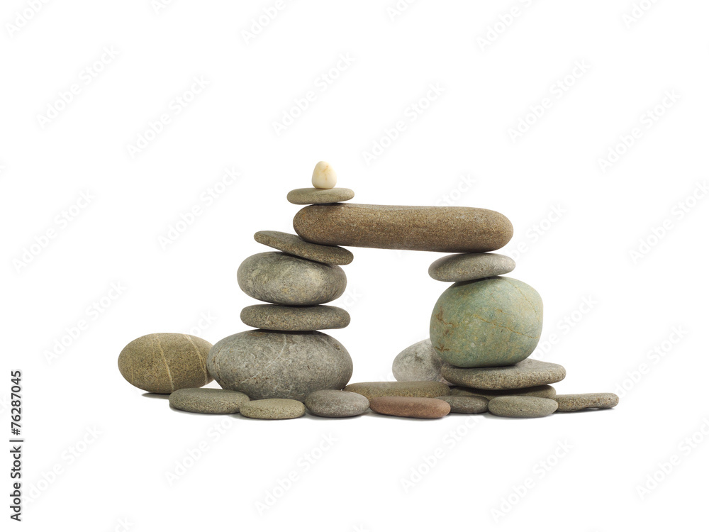 the composition of the stone pebbles, isolated the composition of the stone pebbles, isolated