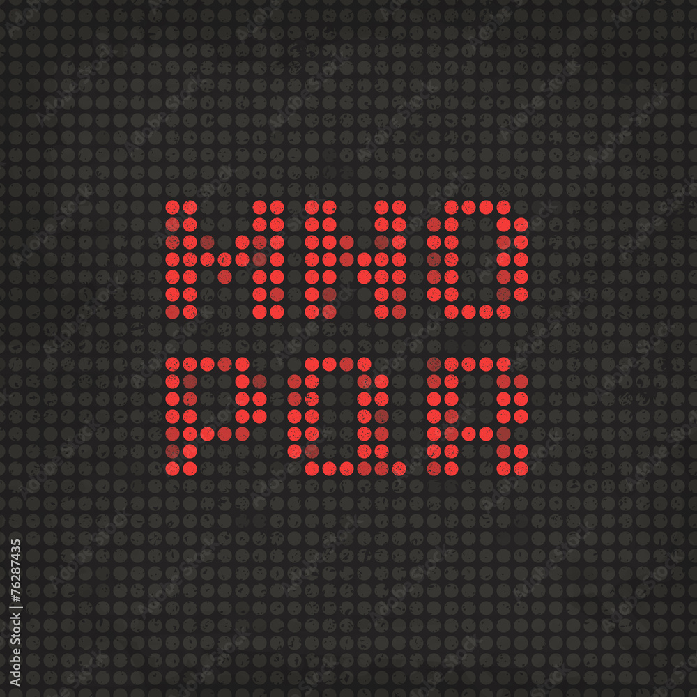 LED Display Scoreboard Dot Grunge Font from M to R LED Display Scoreboard Dot Grunge Font from M to R