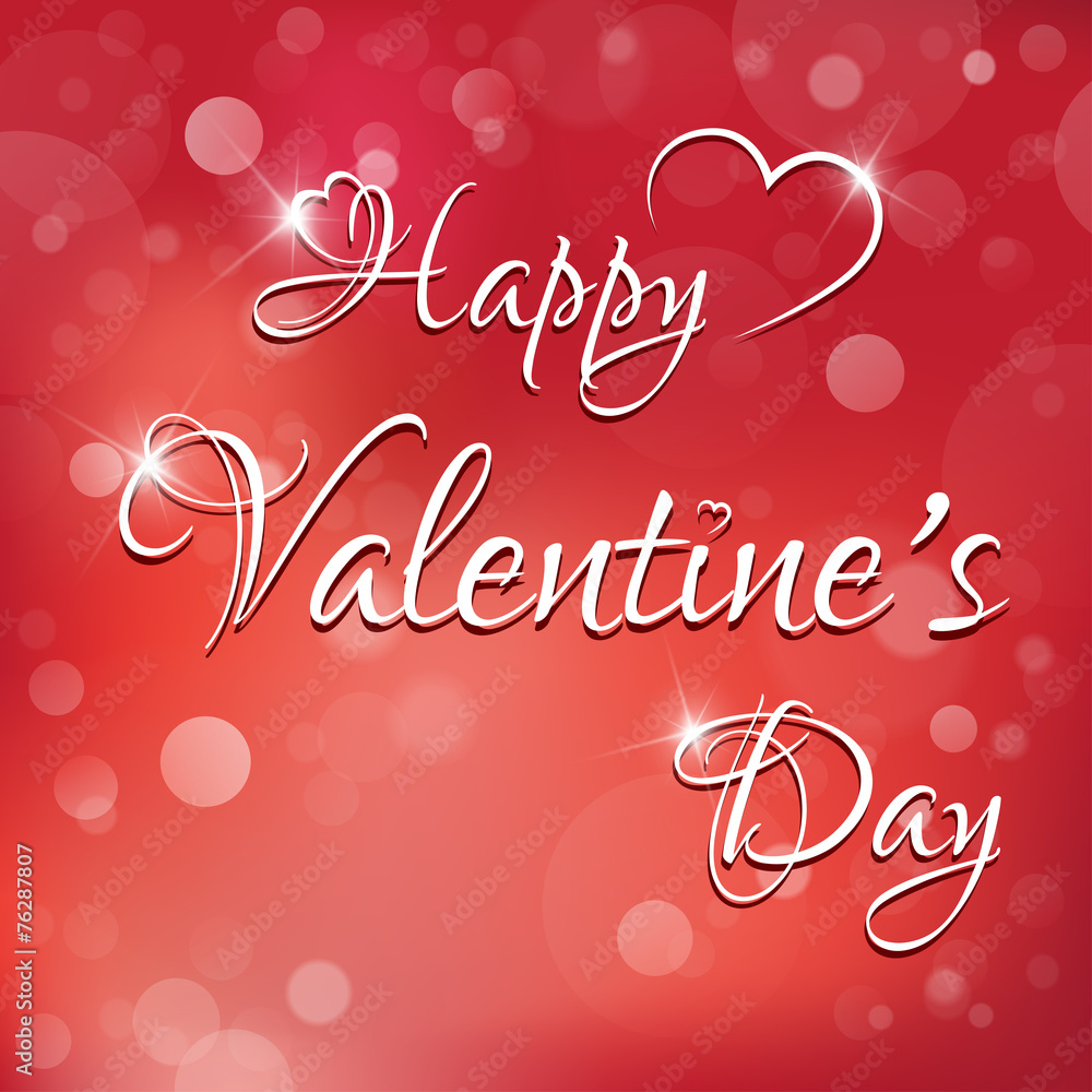 Happy Valentine's Day - greeting card,vector