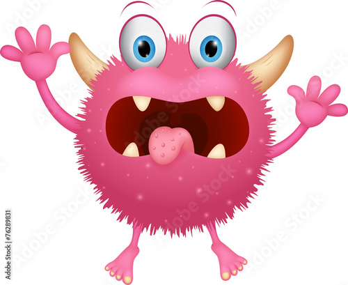 Red monster cartoon