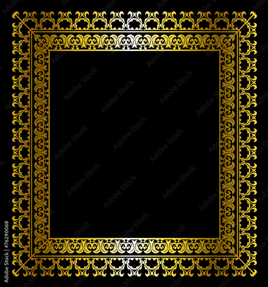 Obraz premium Golden frame