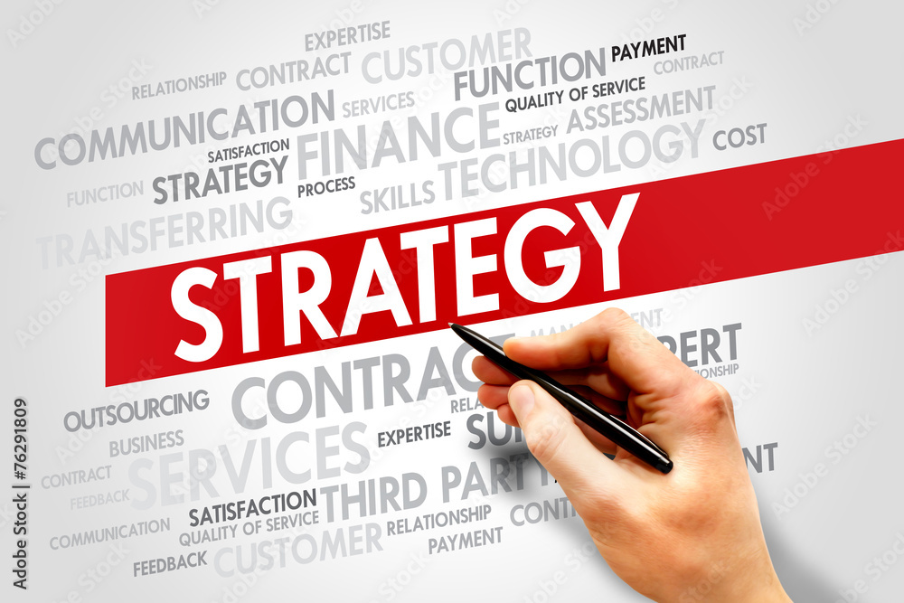 Strategy and management business concept words cloud Strategy and management business concept words cloud