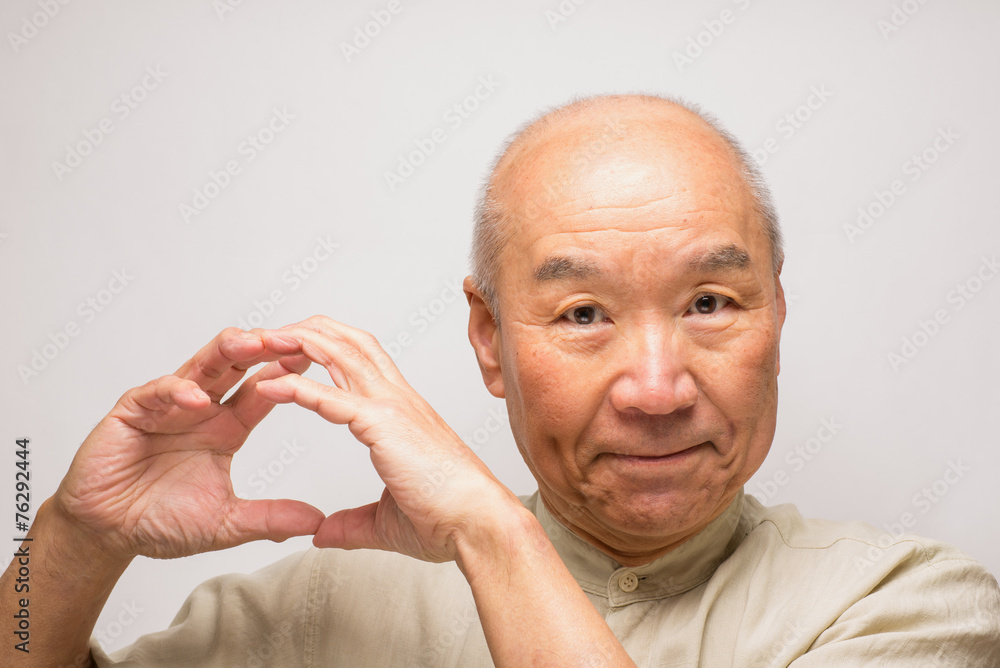 Obraz premium シニアの顔