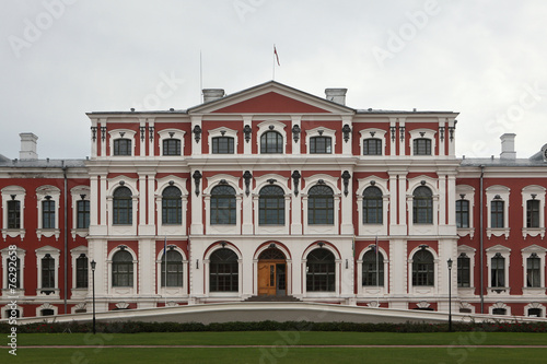 Jelgava Palace also known as Mitava Palace in Jelgava, Latvia. photo