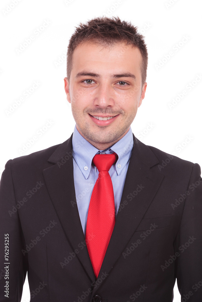 Close up picture of a handsome young business man Close up picture of a handsome young business man