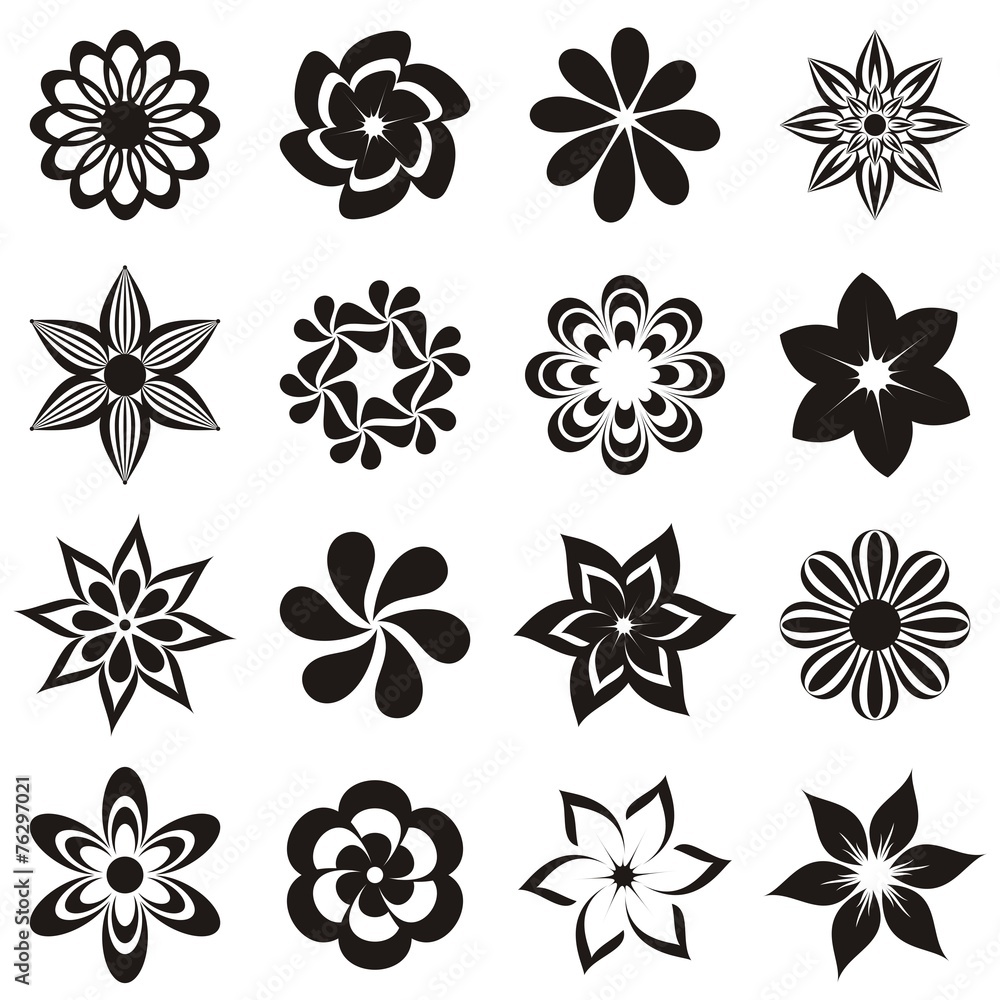 Flower icons Flower icons