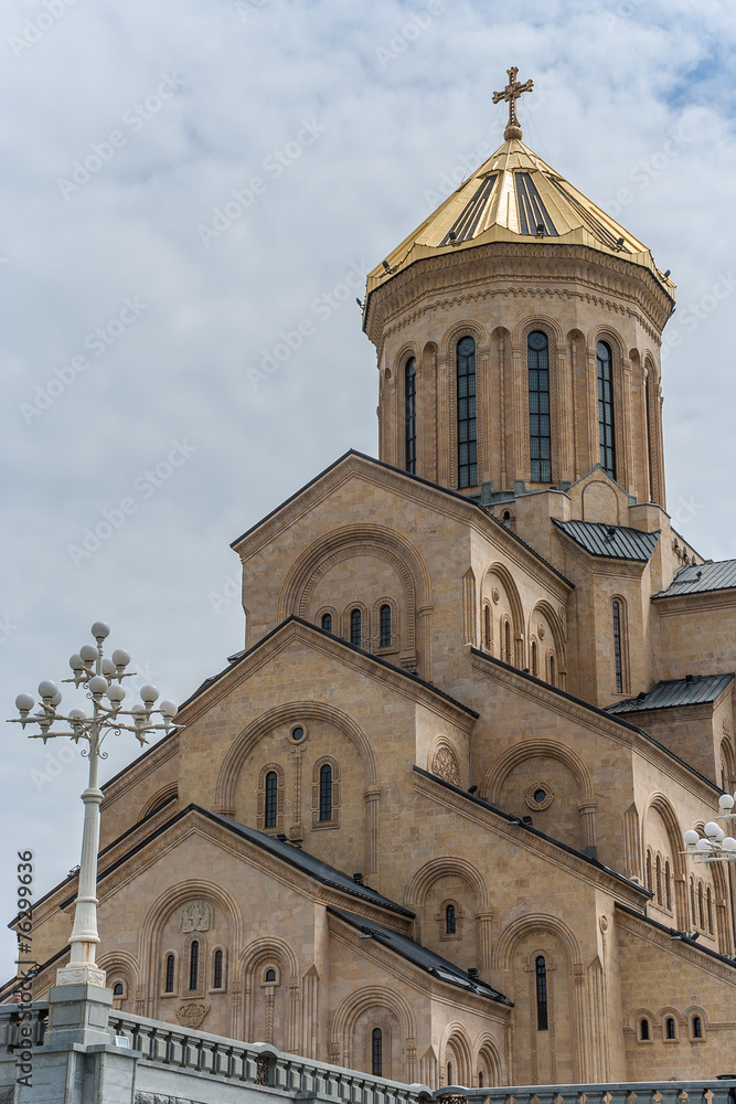 Fototapeta premium Sameba orthodox cathedral in Tbilisi
