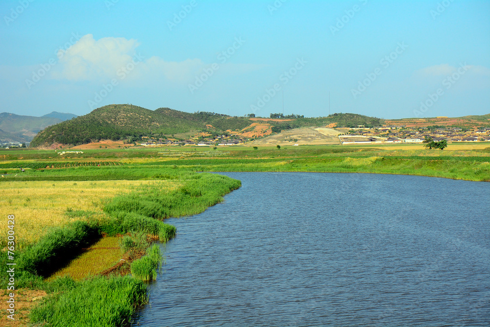 Countryside, North-Korea