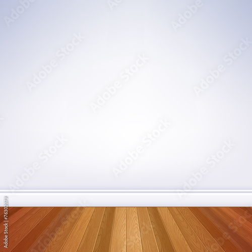Empty room wall and floor template.