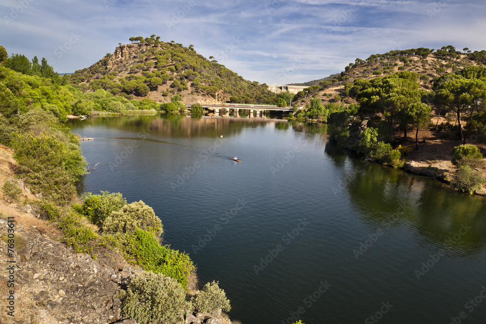Fototapeta premium Embalse de Picadas. Pelayos de la Presa. Madrid