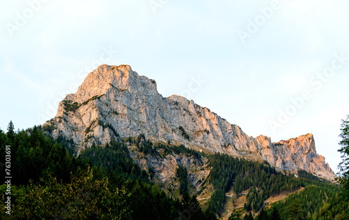 Beautiful mountain landscape in the Austrian Alps