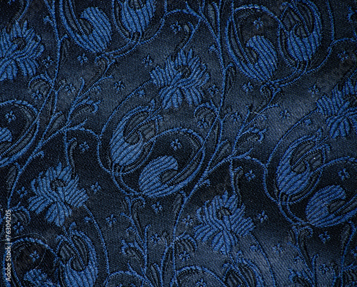 vintage brocade fabric detail
