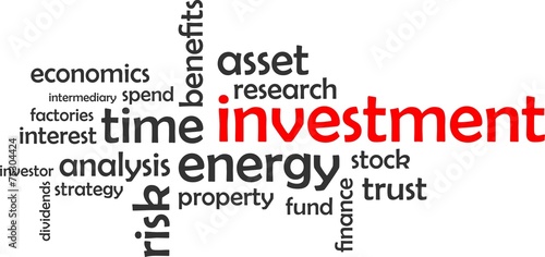 word cloud - investment