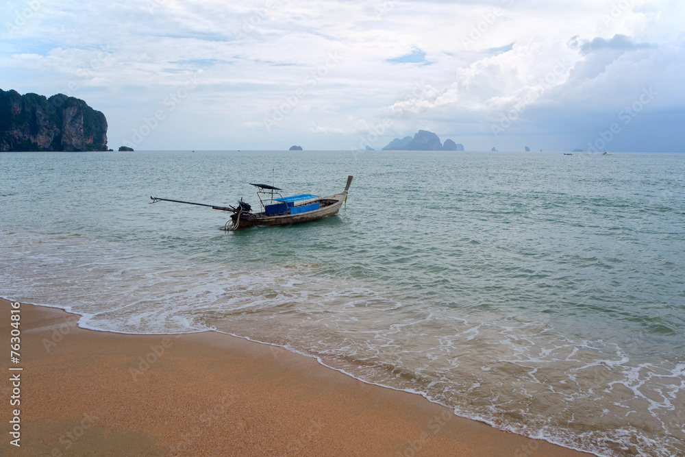 Cloudy weather at the sea Cloudy weather at the sea