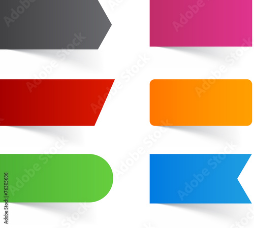 Paper labels.