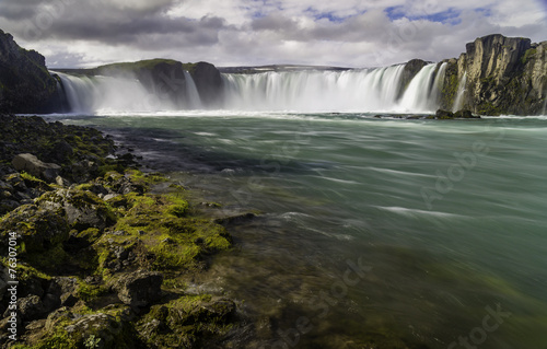 Godafoss, a beautiful waterfall