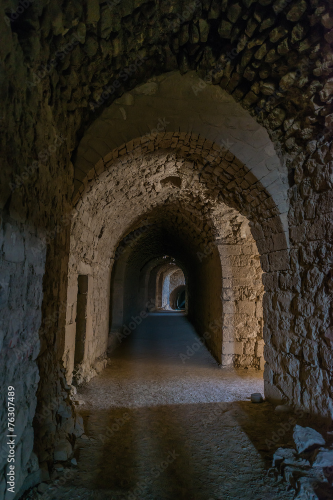 Obraz premium Al Karak kerak crusader castle fortress Jordan