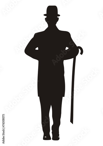 figurine, black silhouette