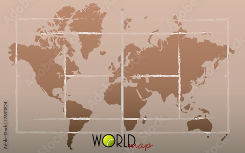 World Map Tennis