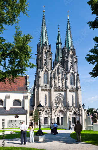 st. Wenceslas cathedral, Olomouc, Moravia, Czech republic photo