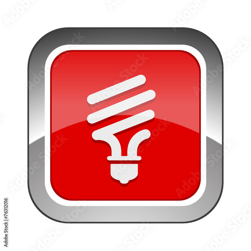 Chrome Square Button 