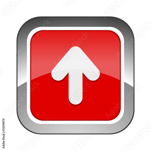 Chrome Square Button