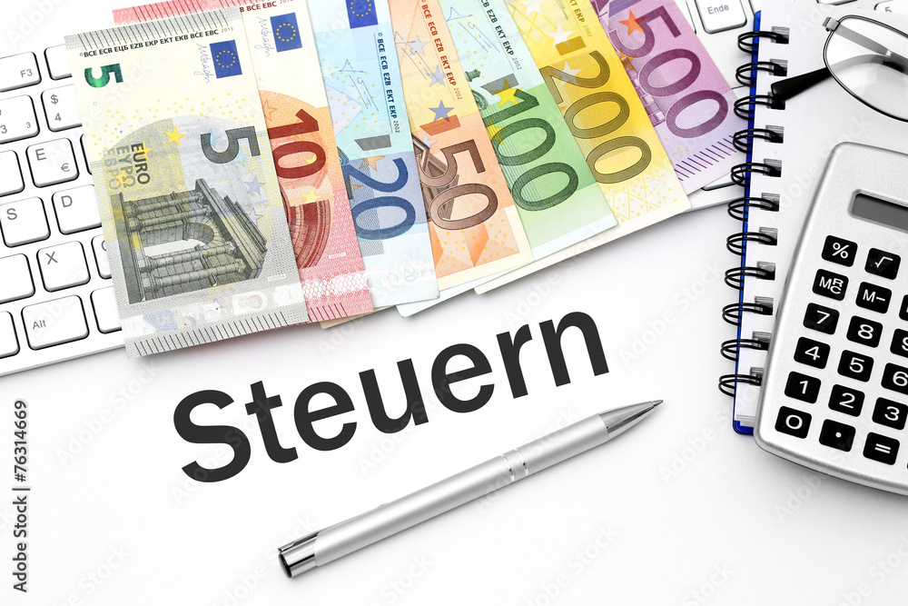 Fototapeta premium Steuern