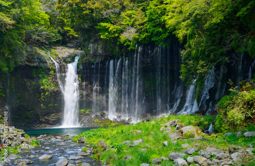 Shiraito Falls in Fujinomiya  Shizuoka  Japan