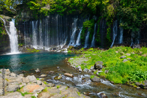 Shiraito Falls in Fujinomiya, Shizuoka, Japan