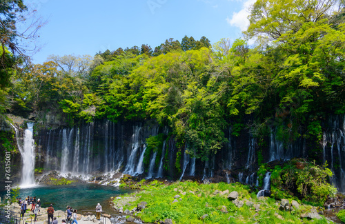 Shiraito Falls in Fujinomiya, Shizuoka, Japan