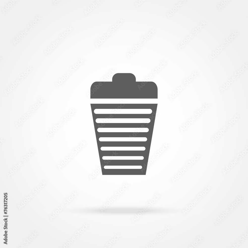 garbage basket icon garbage basket icon