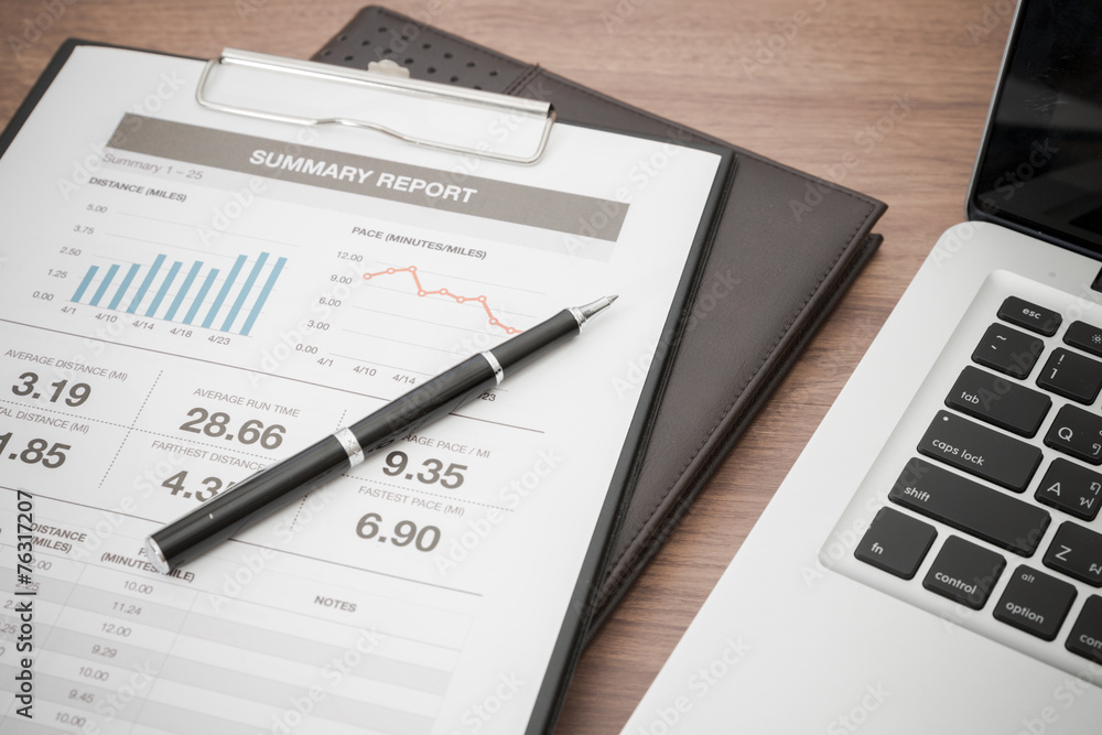 Showing business and financial report. Accounting Showing business and financial report. Accounting