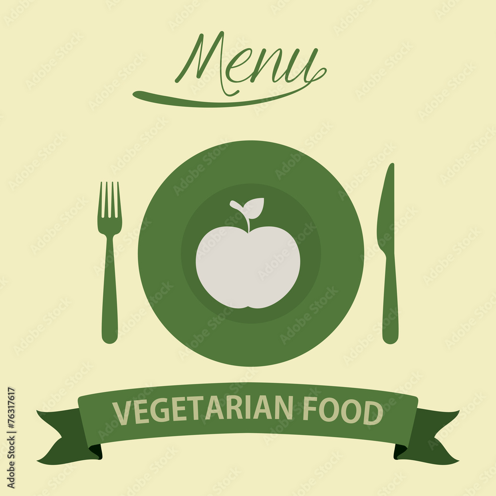 Plakat Food design, vector illustration.