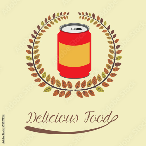 Food design, vector illustration.