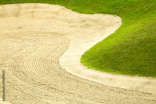 golf grass and sand