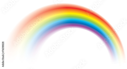Vivid vector colorful rainbow shining blurred