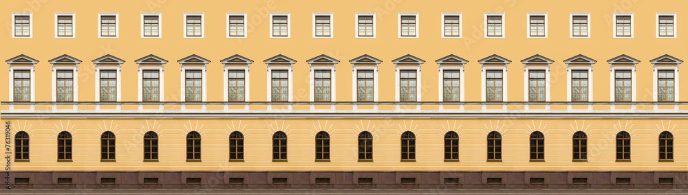 Windows in classicism style