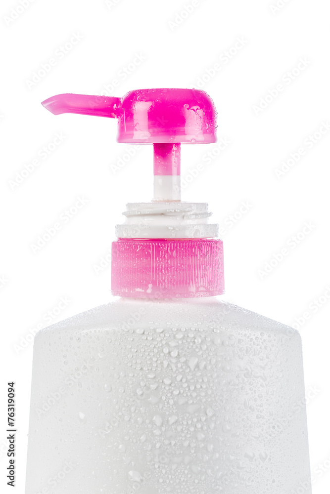 Shampoo bottle isolated on white background Shampoo bottle isolated on white background