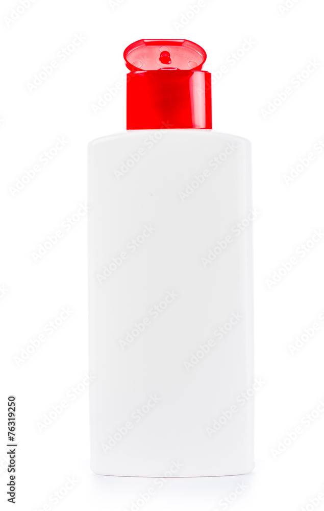 Shampoo bottle isolated on white background Shampoo bottle isolated on white background