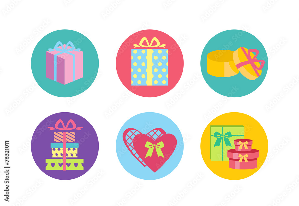 Open and closed box icons Open and closed box icons