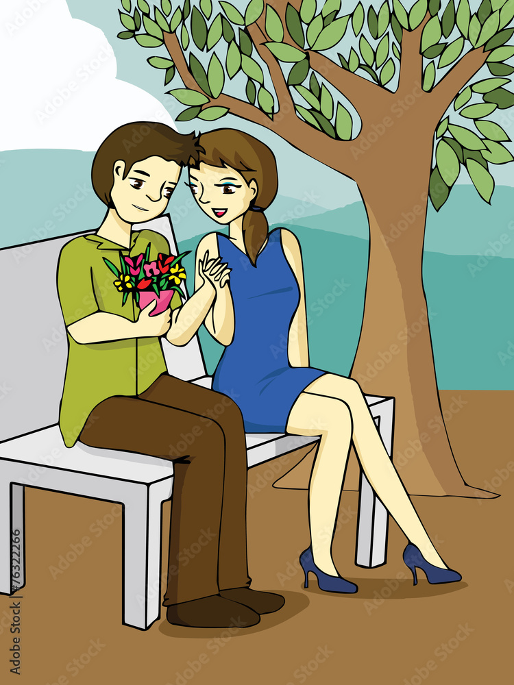 Valentine's day cartoon Valentine's day cartoon