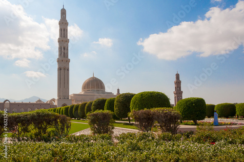 Sultan Qaboos Grand Mosque, Muscat, Oman photo