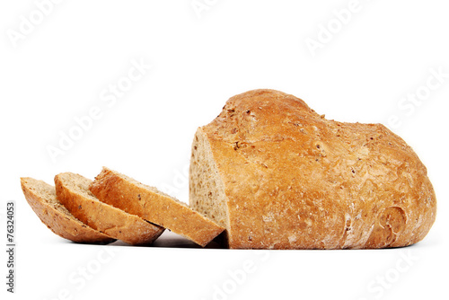 Organic bread with seeds