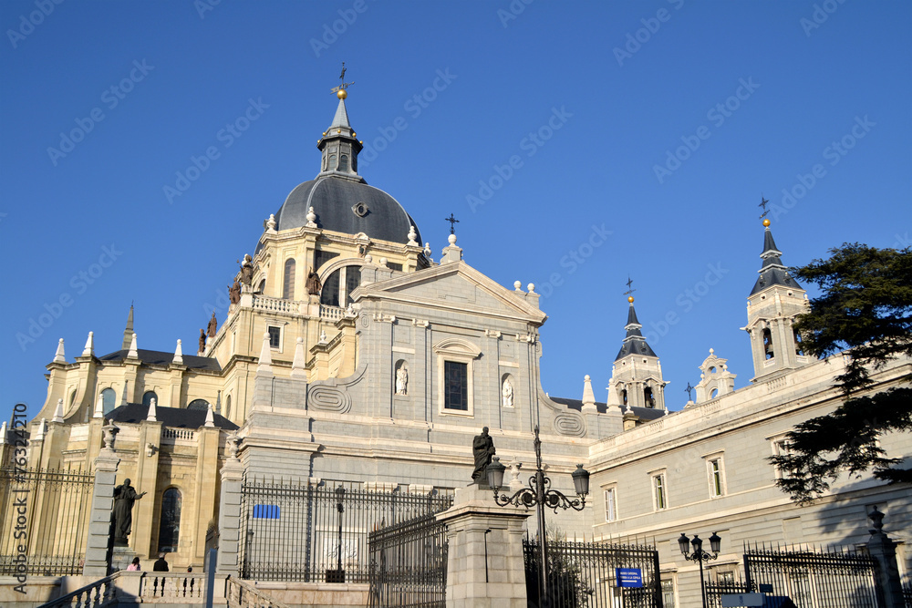 Cathedral in Madrid, Spain (Catedral de la Almudena)